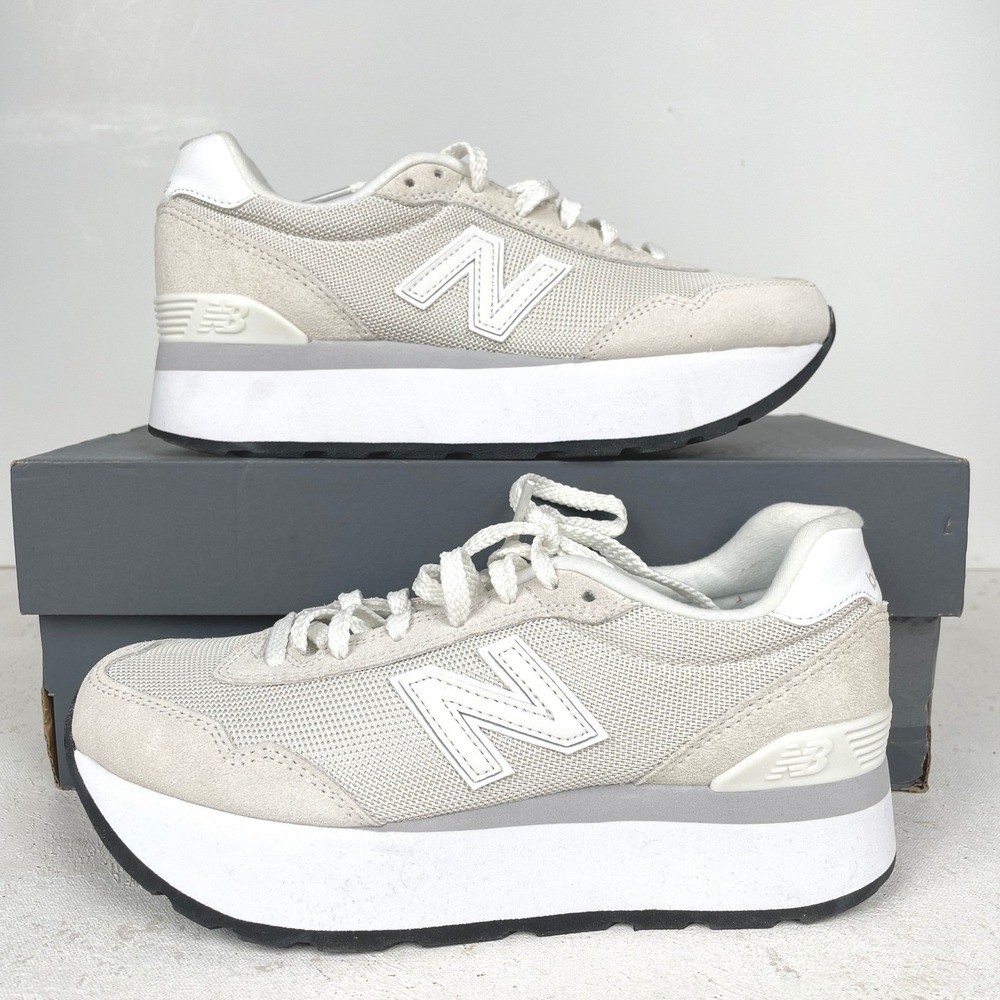 New Balance 515H Sneakers Womens 8.5 White Lifestyle Platform WL515HWH Shoes